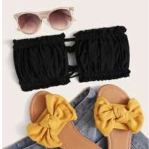 SHEIN black bikini top